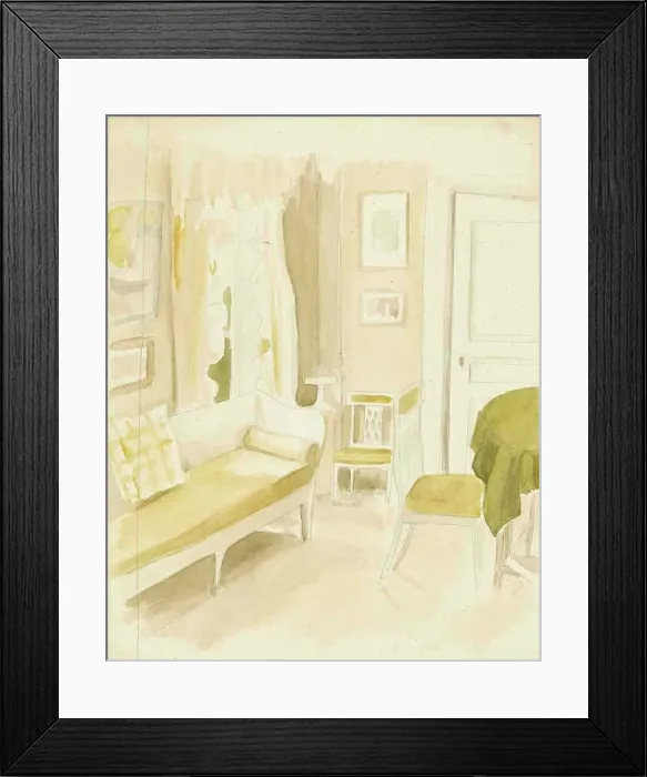 Framed Print : Interior from Haikko Villa, c1890s. Creator: Albert Edelfelt Framed Print : Interior from Haikko Villa, c1890s. Creator: Albert Edelfelt