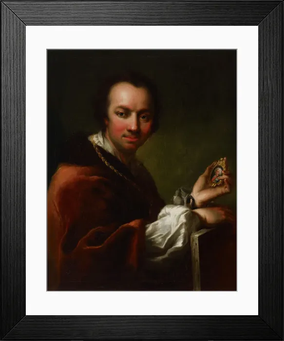 Framed Print : Self Portrait, 1732-1736. Creator: Martin van Meytens Framed Print : Self Portrait, 1732-1736. Creator: Martin van Meytens