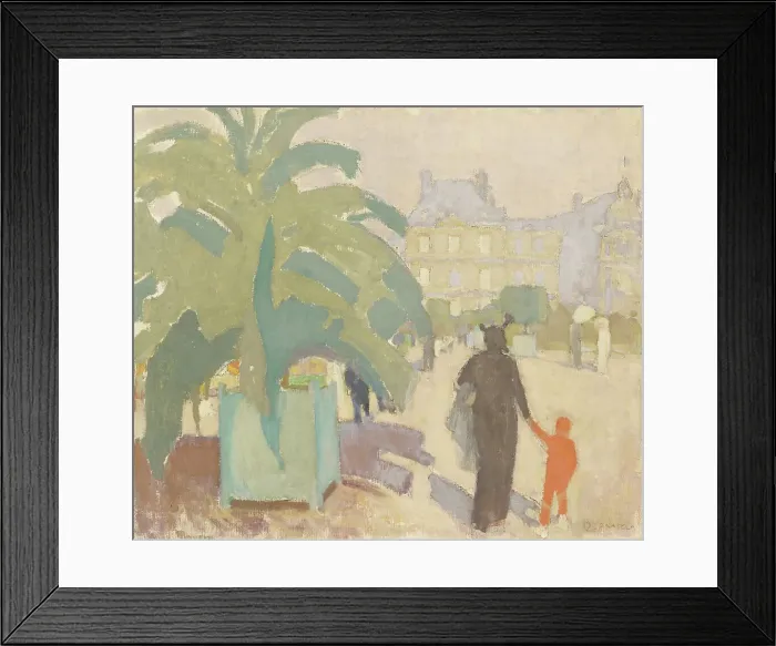 Framed Print : Luxembourg Park, 1913. Creator: Oskari Paatela Framed Print : Luxembourg Park, 1913. Creator: Oskari Paatela
