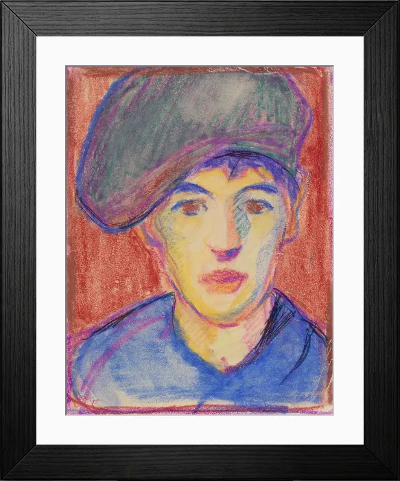 Framed Print : Boy, Brittany, 1912. Creator: Alvar Cawén Framed Print : Boy, Brittany, 1912. Creator: Alvar Cawén