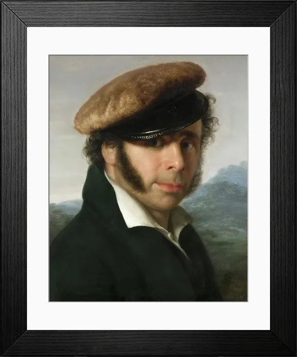 Framed Print : Portrait of Pietro Ronzoni, 1825. Creator: Carnovali, Giovanni (1804-1873) Framed Print : Portrait of Pietro Ronzoni, 1825. Creator: Carnovali, Giovanni (1804-1873)