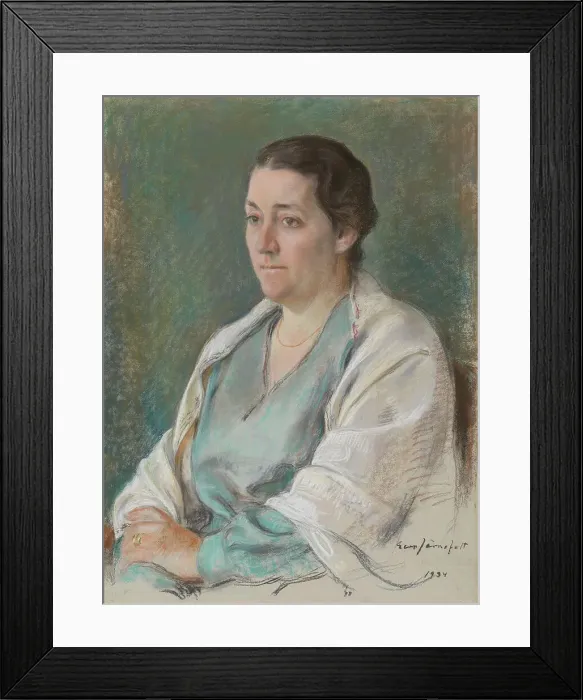 Framed Print : Ester Sihtola, 1934. Creator: Eero Jarnefelt Framed Print : Ester Sihtola, 1934. Creator: Eero Jarnefelt