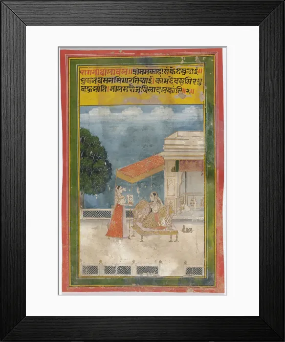Framed Print : Two women, c1800. Creator: Unknown Framed Print : Two women, c1800. Creator: Unknown