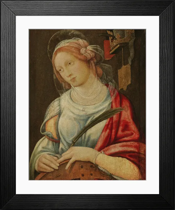 Framed Print : Saint Catherine, 1450-1516. Creators: Giovanni Battista Bertucci I, St Catherine of Alexandria Framed Print : Saint Catherine, 1450-1516. Creators: Giovanni Battista Bertucci I, St Catherine of Alexandria