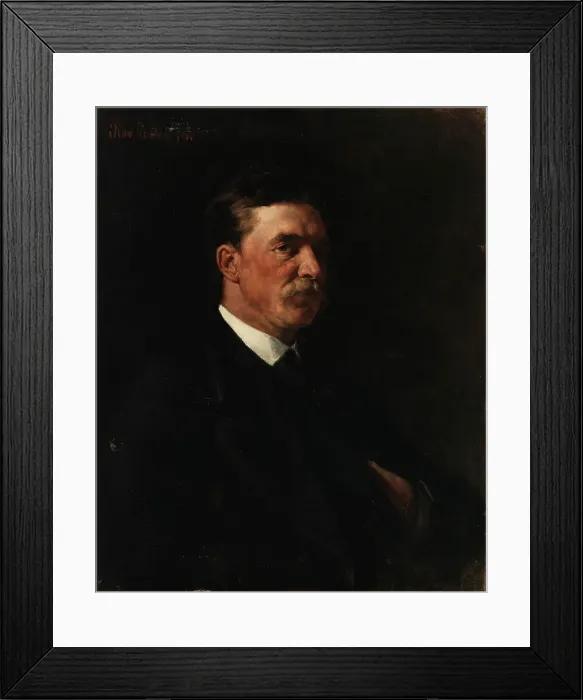 Framed Print : Portrait of Hjalmar Munsterhjelm, 1876. Creator: Olav Rusti Framed Print : Portrait of Hjalmar Munsterhjelm, 1876. Creator: Olav Rusti