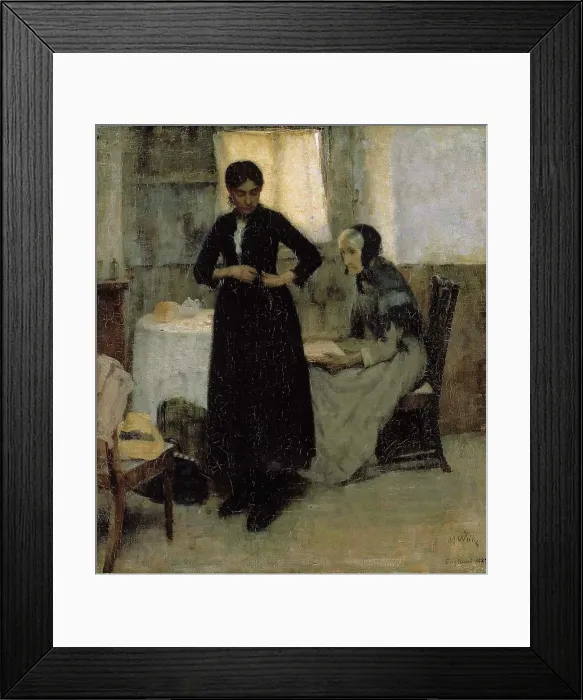 Framed Print : Out into the World, 1889. Creator: Maria Wiik Framed Print : Out into the World, 1889. Creator: Maria Wiik