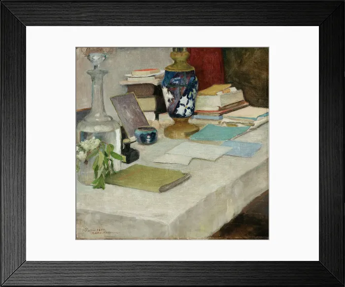 Framed Print : Still Life, 1894. Creator: Pekka Halonen Framed Print : Still Life, 1894. Creator: Pekka Halonen