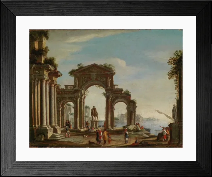 Framed Print : Capriccio of ruins. Creator: Nicola Viso (follower) Framed Print : Capriccio of ruins. Creator: Nicola Viso (follower)
