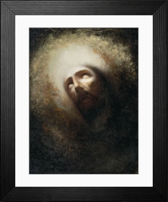 Framed Print : Ecce Homo. Creator: Diefenbach, Karl Wilhelm (1851-1913) Framed Print : Ecce Homo. Creator: Diefenbach, Karl Wilhelm (1851-1913)