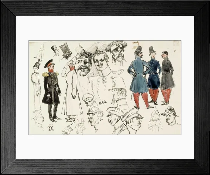 Framed Print : Russians, c1890s. Creator: Albert Edelfelt Framed Print : Russians, c1890s. Creator: Albert Edelfelt