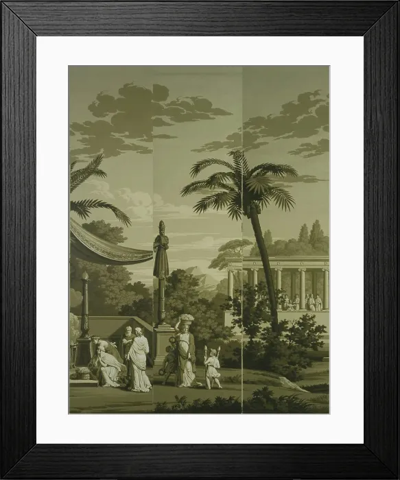 Framed Print : Fêtes de la Grèce et Jeux Olympiques. The Ancient Olympic Games (Detail), 1818. Creator: Dufour, Joseph (1744-1829) Framed Print : Fêtes de la Grèce et Jeux Olympiques. The Ancient Olympic Games (Detail), 1818. Creator: Dufour, Joseph (1744-1829)