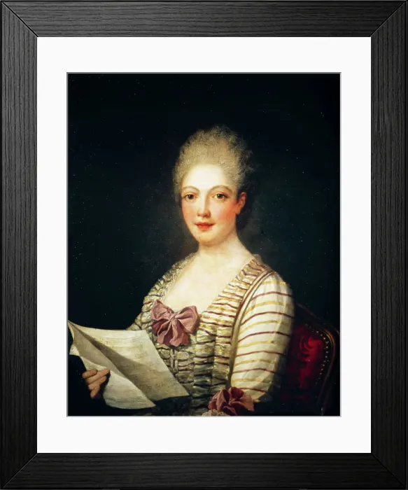 Framed Print : Portrait of the singer Lucrezia Agujari (1747-1783). Creator: Ferrari, Pietro Melchiorre (1735-1787) Framed Print : Portrait of the singer Lucrezia Agujari (1747-1783). Creator: Ferrari, Pietro Melchiorre (1735-1787)