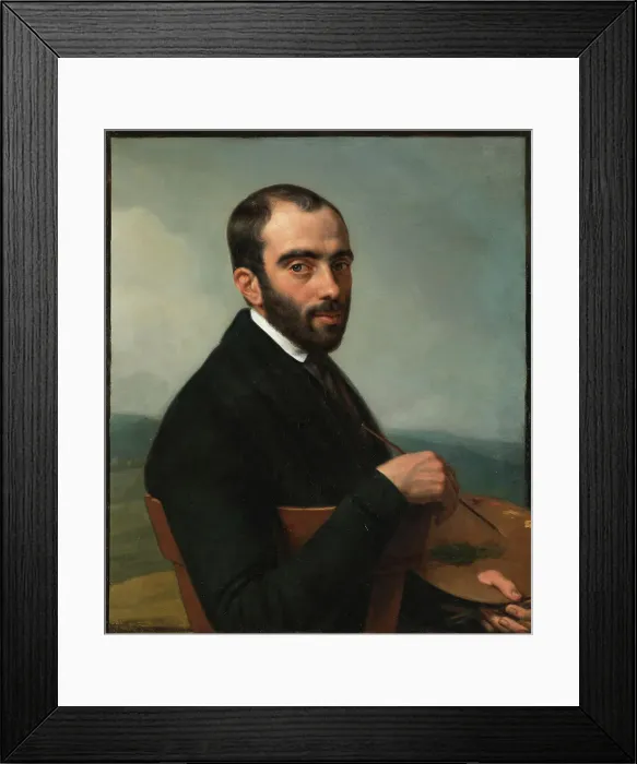 Framed Print : Portrait of Jean-Michel Cels (1819-1894), 1847. Creator: Cels, Cornelis (1778-1859) Framed Print : Portrait of Jean-Michel Cels (1819-1894), 1847. Creator: Cels, Cornelis (1778-1859)