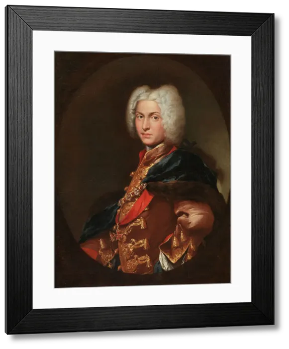 Framed Print : Portrait of Marquis Erasmo Aliprandi Martinengo (1696-1756), 1727. Creator: Ceruti, Giacomo Antonio (1698-1767) Framed Print : Portrait of Marquis Erasmo Aliprandi Martinengo (1696-1756), 1727. Creator: Ceruti, Giacomo Antonio (1698-1767)