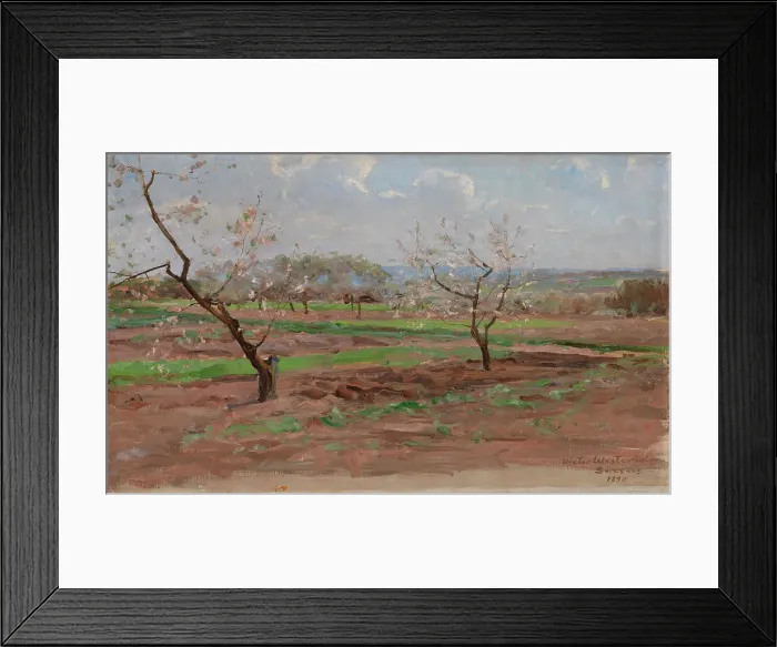 Framed Print : Fruit-Trees in Bloom, Suresnes, 1890. Creator: Victor Westerholm Framed Print : Fruit-Trees in Bloom, Suresnes, 1890. Creator: Victor Westerholm