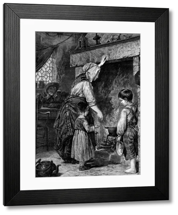 Framed Print : La Soupe, by Edward Caslon, 1871. Creator: Robert Loudan