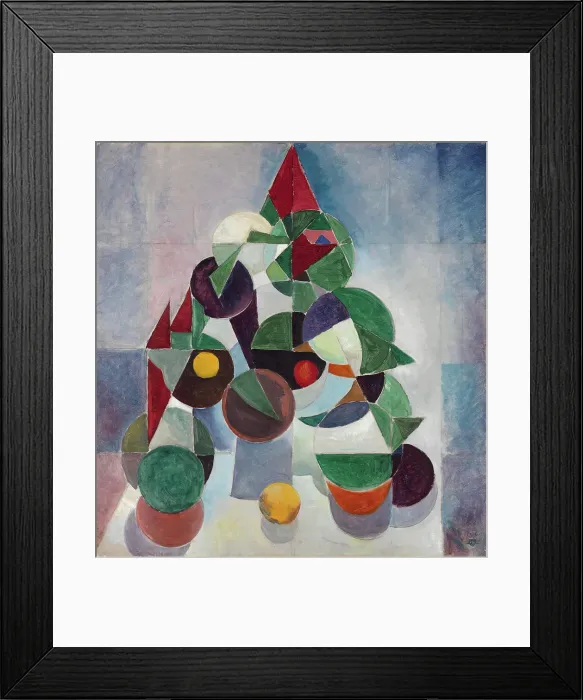 Framed Print : Composition I (Still life), 1916. Creator: Doesburg, Theo van (1883-1931)