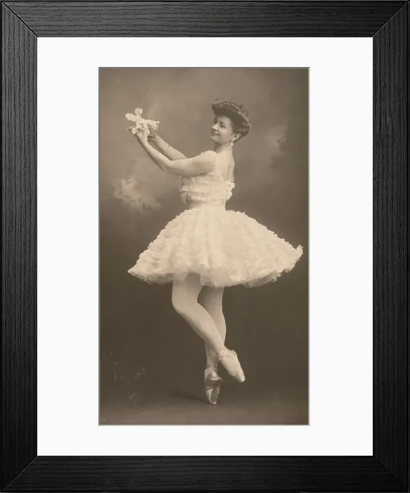 Framed Print : Yekaterina Geltzer (1876-1962) as Aurora in the ballet Sleeping Beauty by P. Tchaikovsky, 1899. Creator: Fischer, Karl August (1859-after 1923) Framed Print : Yekaterina Geltzer (1876-1962) as Aurora in the ballet Sleeping Beauty by P. Tchaikovsky, 1899. Creator: Fischer, Karl August (1859-after 1923)