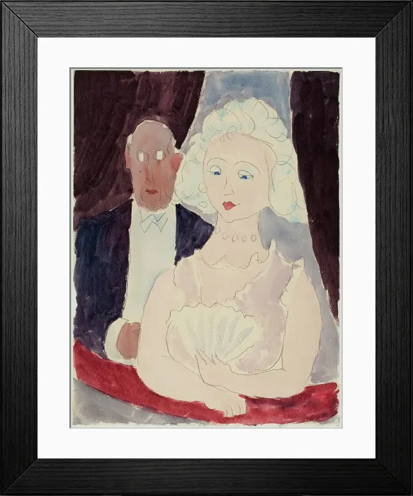 Framed Print : At the theatre, c1940s. Creator: Harry Christian Sibelius Framed Print : At the theatre, c1940s. Creator: Harry Christian Sibelius