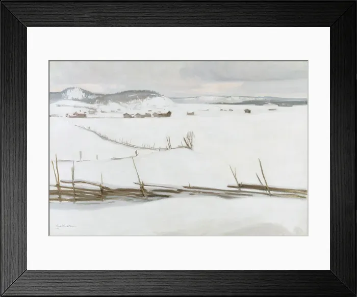 Framed Print : Landscape in Karelia, 1908. Creator: Vaino Hamalainen Framed Print : Landscape in Karelia, 1908. Creator: Vaino Hamalainen