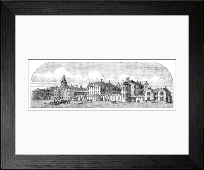 Framed Print : The Poplar and Stepney Sick Asylum, 1871. Creator: Unknown Framed Print : The Poplar and Stepney Sick Asylum, 1871. Creator: Unknown