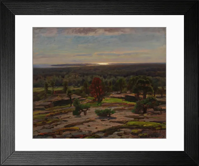 Framed Print : The Rocks of Knutsboda, 1909. Creator: Victor Westerholm Framed Print : The Rocks of Knutsboda, 1909. Creator: Victor Westerholm