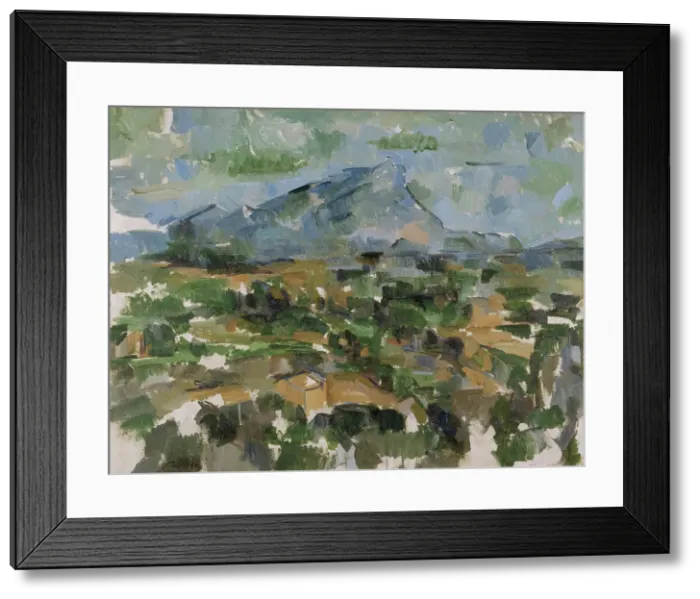 Framed Print : Mount Sainte-Victoire, 1902-1905. Creator: Cézanne, Paul (1839-1906) Framed Print : Mount Sainte-Victoire, 1902-1905. Creator: Cézanne, Paul (1839-1906)