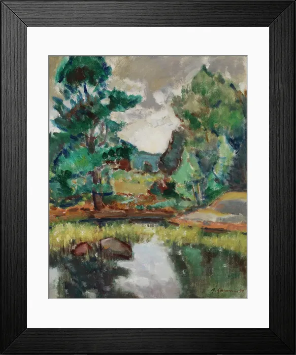 Framed Print : After the Rain, 1944. Creator: Per ake Laurén Framed Print : After the Rain, 1944. Creator: Per ake Laurén