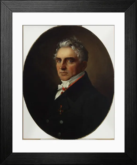 Framed Print : Privy Councillor Carl Daniel von Haartman, mid-19th century. Creator: Timoleon von Neff Framed Print : Privy Councillor Carl Daniel von Haartman, mid-19th century. Creator: Timoleon von Neff
