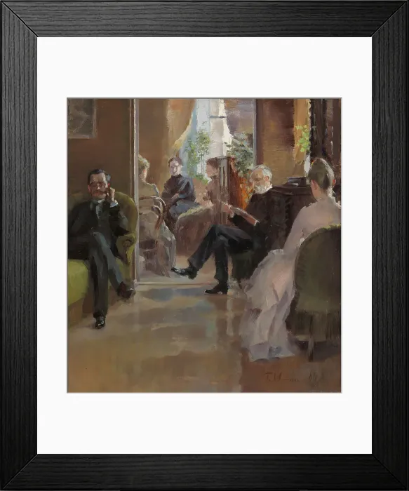 Framed Print : Interior from Rudolfina Wasastjerna's home in Helsinki, Pohjoisranta 6, 1889. Creator: Torsten Wasastjerna Framed Print : Interior from Rudolfina Wasastjerna's home in Helsinki, Pohjoisranta 6, 1889. Creator: Torsten Wasastjerna