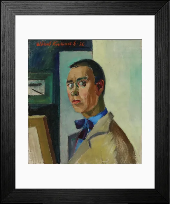 Framed Print : Self-Portrait, 1926. Creator: Vaino Kunnas Framed Print : Self-Portrait, 1926. Creator: Vaino Kunnas