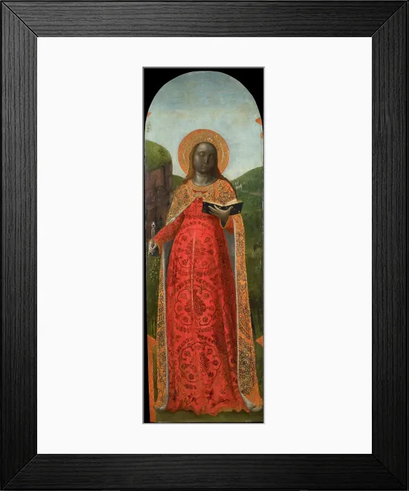Framed Print : Saint Apollonia, c1490-1495. Creator: Foppa, Vincenzo (active 1456-1516) Framed Print : Saint Apollonia, c1490-1495. Creator: Foppa, Vincenzo (active 1456-1516)