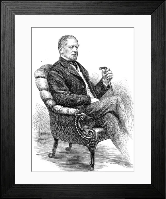 Framed Print : The late Mr. Blenkiron, of Middle Park, 1871. Creator: Unknown Framed Print : The late Mr. Blenkiron, of Middle Park, 1871. Creator: Unknown