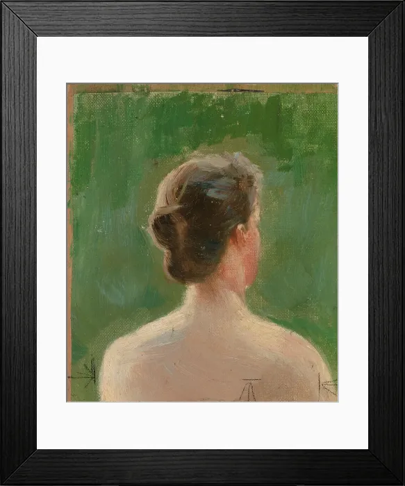 Framed Print : Head, study, 1892. Creator: Torsten Wasastjerna Framed Print : Head, study, 1892. Creator: Torsten Wasastjerna