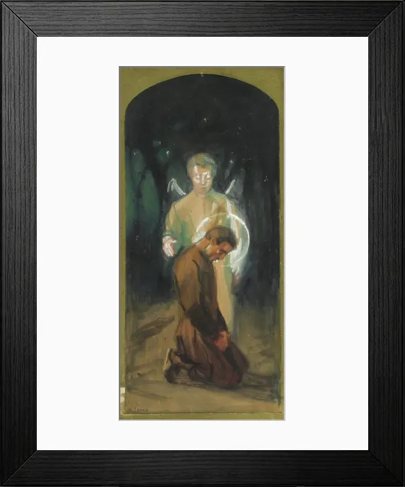 Framed Print : Altarpiece sketch, c1910s. Creator: Verner Thome Framed Print : Altarpiece sketch, c1910s. Creator: Verner Thome