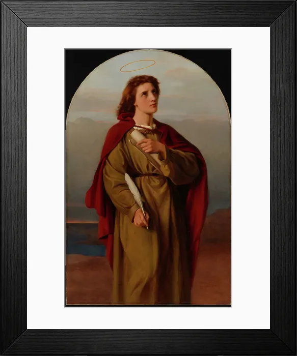 Framed Print : St. John the Evangelist, 1866. Creator: Victorine Nordenswan Framed Print : St. John the Evangelist, 1866. Creator: Victorine Nordenswan