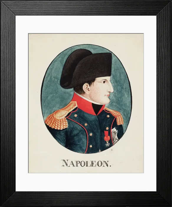 Framed Print : Napoleon, 1826. Creator: Wilhelm von Wright Framed Print : Napoleon, 1826. Creator: Wilhelm von Wright