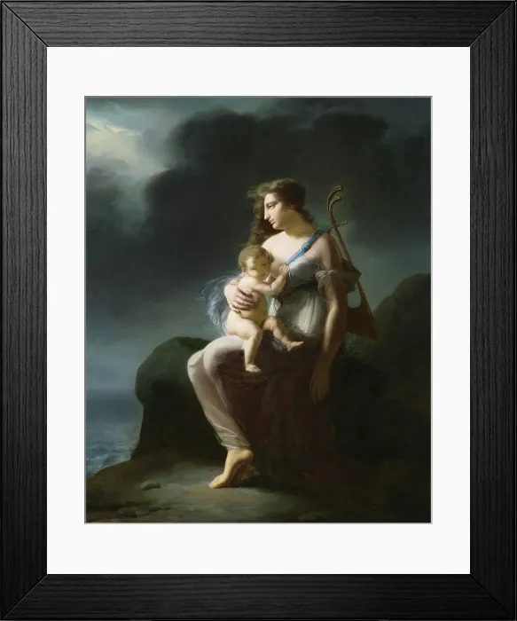 Framed Print : Evirchoma, c 1824. Creator: Franquelin, Jean-Augustin (1798-1839) Framed Print : Evirchoma, c 1824. Creator: Franquelin, Jean-Augustin (1798-1839)