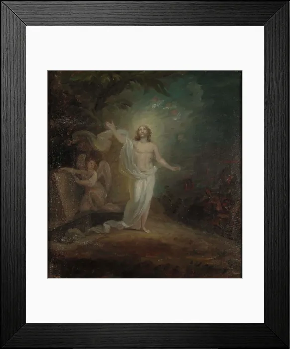 Framed Print : Resurrection of Christ, altarpiece sketch. Creator: Robert Wilhelm Ekman Framed Print : Resurrection of Christ, altarpiece sketch. Creator: Robert Wilhelm Ekman