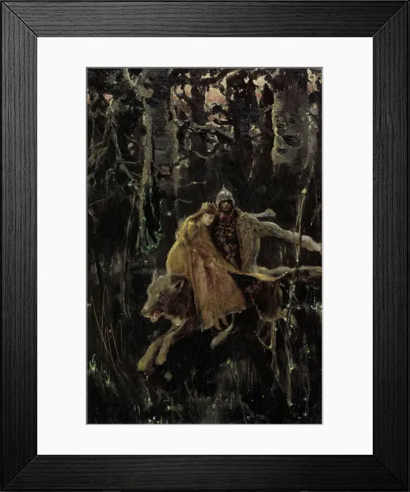 Framed Print : Ivan Tsarevich, 1880. Creator: Viktor Mihajlovic Vasnecov Framed Print : Ivan Tsarevich, 1880. Creator: Viktor Mihajlovic Vasnecov