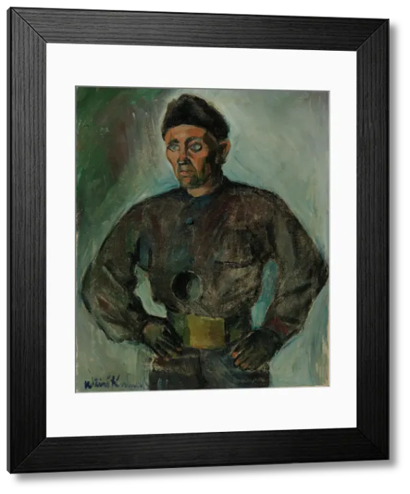 Framed Print : Chimneysweep, 1928. Creator: Vaino Kunnas Framed Print : Chimneysweep, 1928. Creator: Vaino Kunnas