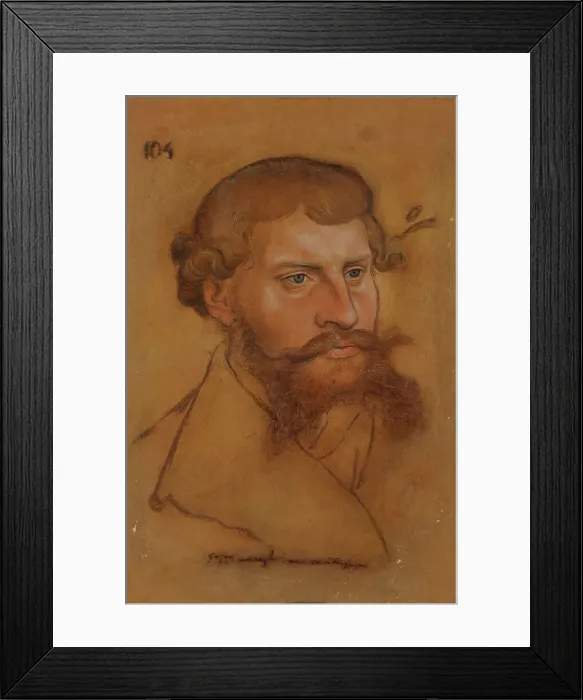 Framed Print : Portrait of Duke Ernest III of Brunswick-Grubenhagen-Herzberg (1518-1567), 1541-1542. Creator: Cranach, Lucas, the Younger (1515-1586) Framed Print : Portrait of Duke Ernest III of Brunswick-Grubenhagen-Herzberg (1518-1567), 1541-1542. Creator: Cranach, Lucas, the Younger (1515-1586)