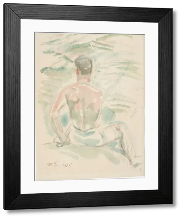 Framed Print : Angler, 1915. Creator: Magnus Enckell Framed Print : Angler, 1915. Creator: Magnus Enckell