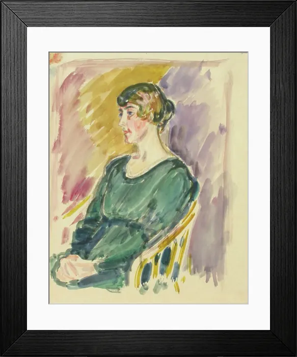 Framed Print : Sketch for a Portrait, c1910s. Creator: Verner Thome Framed Print : Sketch for a Portrait, c1910s. Creator: Verner Thome
