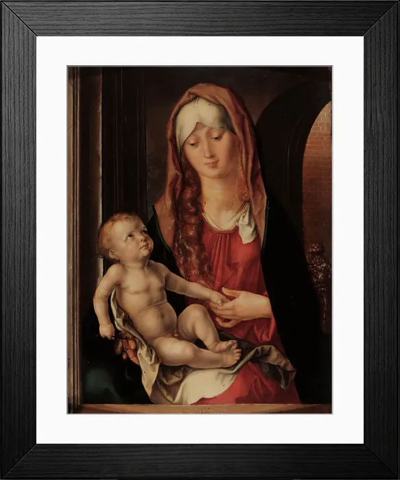Framed Print : Virgin and Child, 1495. Creator: Dürer, Albrecht (1471-1528) Framed Print : Virgin and Child, 1495. Creator: Dürer, Albrecht (1471-1528)