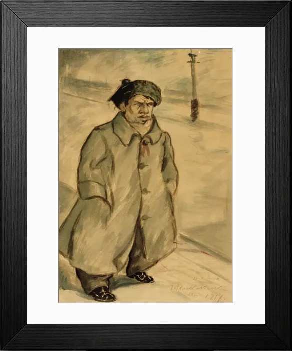 Framed Print : J. Ruokokoski wearing an overcoat, 1917. Creator: Jalmari Ruokokoski Framed Print : J. Ruokokoski wearing an overcoat, 1917. Creator: Jalmari Ruokokoski