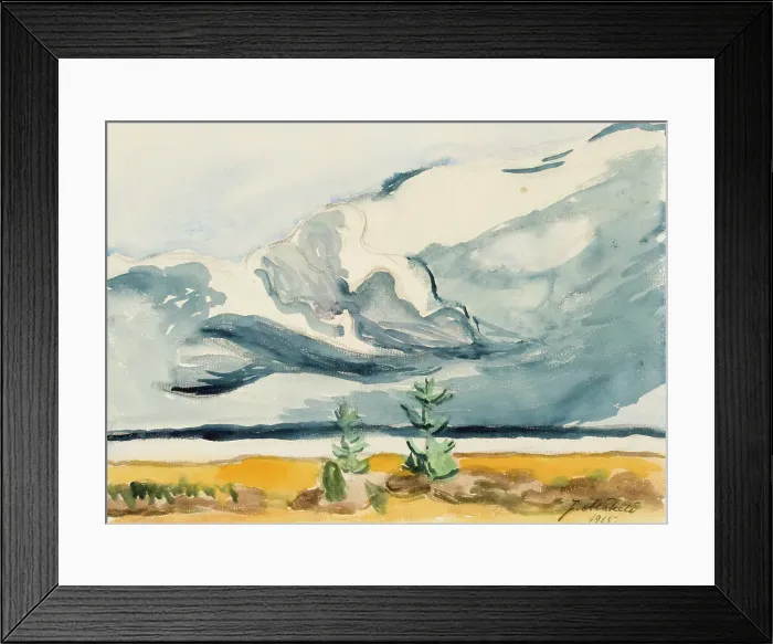 Framed Print : Autumn Clouds, 1915. Creator: Juho Makela Framed Print : Autumn Clouds, 1915. Creator: Juho Makela