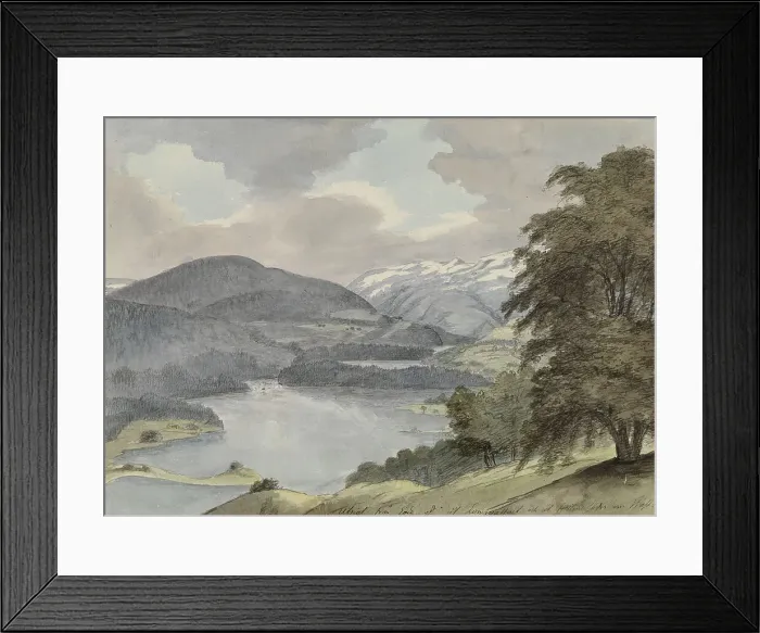Framed Print : Norwegian Mountain Landscape, c1810s-1830s. Creator: Wilhelm Maximilian Carpelan