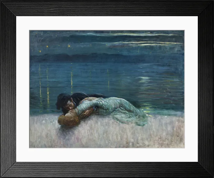 Framed Print : Stelle cadenti (Shooting Stars), 1925-1941. Creator: Dall'Oca Bianca, Angelo (1858-1942)