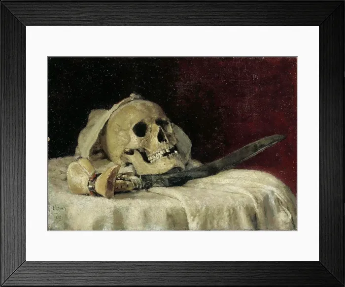 Framed Print : Still Life, 1879. Creator: Valentin Serov Framed Print : Still Life, 1879. Creator: Valentin Serov